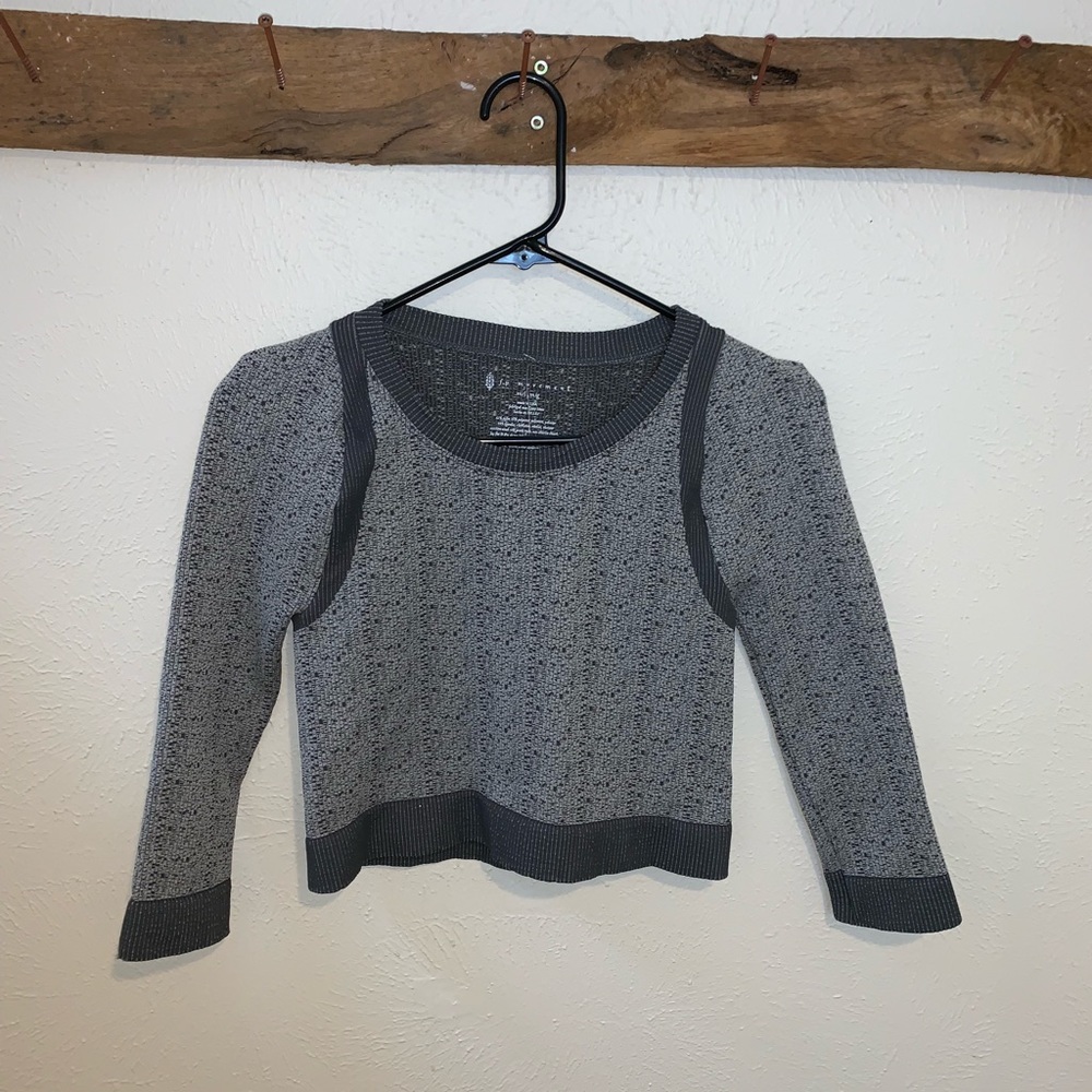 Free People Athletic 3/4 sleeve length shirt